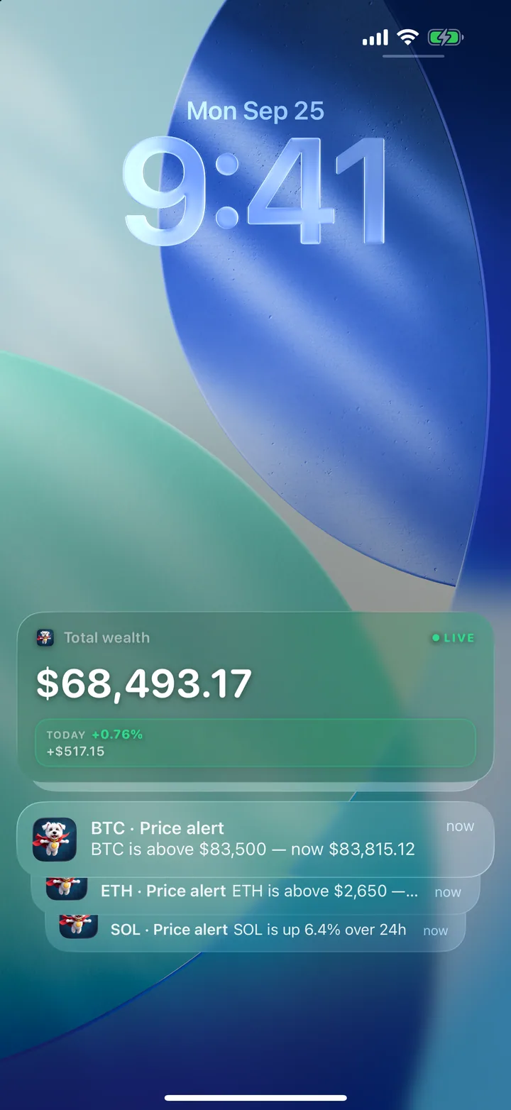 Live Activity on the iPhone Lock Screen
